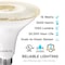 Luxrite PAR38 LED Dusk to Dawn Light Bulbs 15W (90W Equivalent) 1250LM 3000K Soft White E26 Base 2-Pack LR31631-2PK - alternate 4